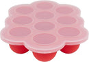 WeeSprout Silicone Baby Food Freezer Tray with Clip-on Lid - Perfect Storage Container for Homemade Baby Food, Vegetable & Fruit Purees, and Breast Milk (Bright Red, Ten 1.5 Ounce Sections) by TinyTreasures Baby Boutique