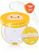 ATOPALM | Tok Tok Facial Sun Pact | Sun Cushion SPF43 PA+++ | Sunscreen Korean | For Dry and Sensitive Skin | Outdoor Sunscreen Compact | Moisturizing Spf Cushion Mineral Cream | Korean Skincare | 15g by TinyTreasures Baby Boutique