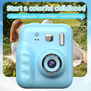 Instant Print Camera for Kids, 2.0" IPS Screen with Video Recording, 32GB Expandable, 1800mAh Battery, Includes 40+ Zink Paper, Birthday Gift for Girls Boys Age 3-12 by TinyTreasures Baby Boutique