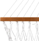 Original Pawleys Island Large White DURACORD® Rope Hammock with Extension Chains & Tree Hooks, Handcrafted in The USA, 450 LB Weight Capacity, 13 ft. x 55 in. by GreenHaven Gardens