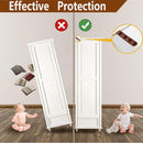 Anti Tip Furniture Anchors for Baby Pet Proofing,Furniture Wall Anchor Furniture Dresser Bookshelf Falling Prevention Device for Children (Brown) by TinyTreasures Baby Boutique