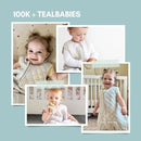 Tealbee Dreamsuit: Toddler Sleep Sack with Feet 2T 3T - 1.2 TOG All Season Baby Wearable Blanket for Walkers - Rayon made from Bamboo, Organic Cotton Sleep Bag - Sunshine by TinyTreasures Baby Boutique