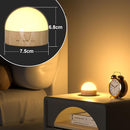 Kintion Night Light, Dimmable 8 Color Portable LED Night Light, 1800mAh Rechargeable Nursery Light Lamp, Soft Eye Caring Warm White, White, Red, Blue, Green Color Lighting for Sleep Aid (Brown, 1pcs) by TinyTreasures Baby Boutique