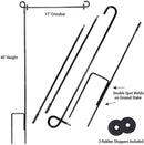 College Flags & Banners Co. William & Mary Tribe Garden Flag with Stand Holder by GreenHaven Gardens