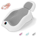 Baby Bath Support,Ideal for Babies Less Than 6 Months Old,with Thermometer-Adjustable Slope Newborn Bathtub, Baby tubs for Baby tubs for Newborn Essentials Must Haves (Gray) by TinyTreasures Baby Boutique