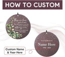 Sympathy Wind Chimes, Personalized Wind Chime for Loss of Loved Father/Mother/Lover, Commemorative Sympathy Bereavement Condolences Gifts for Funeral (36inch) by CozyNest Decor