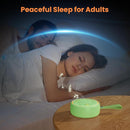 White Noise Machine Portable Sound Machine with 22 Soothing Sounds for Kids Adults, 4 Modes Night Light,3 Sleep Timer,Sound Therapy for Home Office Travel,Green by TinyTreasures Baby Boutique