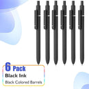 Vanhench 6PCS Elegant Black Gel Pens, Cool Construction Accessories for Dad Boyfriend, Birthday Gifts for Men/Him (6PCS Elegant Black) by TinyTreasures Baby Boutique