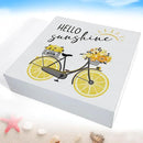 Lemon Decor Summer Decorations Hello Sunshine Wooden Sign Rustic Home Decor 5 x 5 Inches by CozyNest Decor