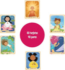 Menique Brilla Memory Matching Game – Spanish Edition – 80 Cards (40 Pairs) with Positive Affirmations for Brave Girls – Mindful Matching Game in Spanish for Confidence and Self-Love by TinyTreasures Baby Boutique