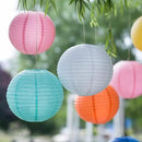 Chinese Style Paper Lanterns, Set of 12, Suitable for Party Decoration (Light Pink, 12in) by GreenHaven Gardens