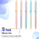 Vanhench 5Pcs Gel Pens, 0.5mm Black Ink Cute Pens for Journaling, Nurse Gifts Accessories for Work, Preppy Stuff & Aesthetic Trendy Stuff, Cool Teen Girl Gifts for 8 9 10 11 12 13 14 Year Old Girl by TinyTreasures Baby Boutique