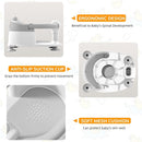 Baby Bath Seat for Babies 6 Months & up, Non-Slip Toddler Bath Seats for Babies Sitting Up, Safe Infant & Newborn Bathtub Chair with 4 Suction Cups & Soft Cushion for Shower,Gray by TinyTreasures Baby Boutique