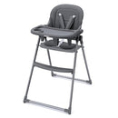 Foldable High Chair, High Chairs for Babies and Toddlers, Dining Chairs and Eating Chair with Adjustable Tray and 5 Point Harness for Infant, Gray by TinyTreasures Baby Boutique