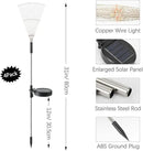Firework Solar Garden Lights, 120 LED Solar Firework Lights with 8 Lighting Modes, Waterproof Sparkler Starburst Solar Lights Outdoor for Yard Porch Patio Backyard Decor Present, 4 Pack by GreenHaven Gardens