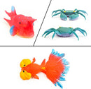 10 Pcs Fish Animal Figure Bath Toys, Sea Animal Color Changing Toys, Sea Creatures for Kids 3 Years and up, for Themed Parties, Cake Topper, Kids Easter Basket by TinyTreasures Baby Boutique