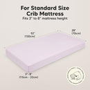 KeaBabies 2-Pack Organic Crib Sheets for Boys, Girls - 52x28 Fitted Crib Mattress Sheet Neutral, Breathable Jersey Cotton Cover for Baby Bed, Toddler Mattress, Soft & Cute Prints (Thistle) by TinyTreasures Baby Boutique