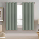 H.VERSAILTEX Blackout Window Curtain Panels Thermal Insulated Room Darkening Solid Grommet Curtains/Drapes for Bedroom Privacy Protection (Set of 2 Panels,52 by 63 Inch Long, Cyan) by CozyNest Decor