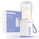 Portable Bottle Warmer Travel Baby Bottle Warmer for Breastmilk On The Go Travel Bottle Warmer Leak-Proof 2 Modes Fast Heating Three 3800mAH Battery Capacity to Meet Your All-Day Needs by TinyTreasures Baby Boutique