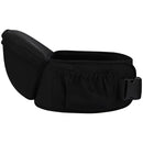 Bebamour Baby Carrier with Hip Seat,All-Position Breathable Mesh Hip Seat & Carrier 0-36Months with Head Hood, 3 PCS Teething Pads, Waist Extender,Storage Bag & Pacifier Case(Black) by TinyTreasures Baby Boutique