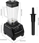 Blender 2L Automatic Smoothie Mixer Baby Food Blender 68oz Fruit Vegetables Juicer 2200W High-Speed Blender Tabletop Soundproof Milkshake Maker (Black) by TinyTreasures Baby Boutique
