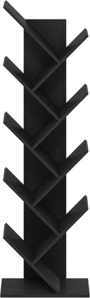 Furinno Bookshelf 9-Tier Floor Standing Tree Bookcase, Espresso by TinyTreasures Baby Boutique