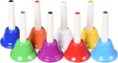 8 Note Hand Bells for Kids Adults, Colorful Merry Handbells Set Musical Instruments by TinyTreasures Baby Boutique