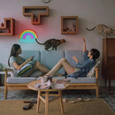 Be Yourself Neon Sign Be Yourself Neon Signs for Wall Decor Dimmable Rainbow Neon Lights Classroom LED Light Up Sign for Bedroom Bookstore Reading Room Library Study Room Decoration
