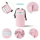 Acrabros Baby Wrap Carrier,Hands Free Baby Carrier Sling,Lightweight,Breathable,Softness,Perfect for Newborn Infants and Babies Shower Gift,Pink by TinyTreasures Baby Boutique
