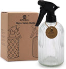 OFFIDIX Spray Bottle, Pressure Watering Can, Handheld Spray Bottles, Outdoor Indoor Plant Mister, 0.4L/13.5oz Glass Water Spray Bottle for Garden, Plants, Cleaning, Hairdressing (Clear) by GreenHaven Gardens