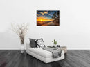 DZL Art S74769 Canvas Painting Print Paradise Tropical Island Beach with Palms Photograph Print Nature Pictures Wall Art Canvas Prints Painting for Living Room Bedroom Decor Office Wall Decor by CozyNest Decor