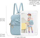 KL928 Girls Bowknot Polka Dot Cute Mini Backpack Small Daypacks Convertible Shoulder Bag Purse for Women by TinyTreasures Baby Boutique
