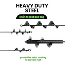 Auger Drill Bit for Planting 4 Pack – Garden Spiral Hole and Bulb Planter Tool for Umbrella Holes - Compatible with 3/8 Inch Hex Drive by GreenHaven Gardens