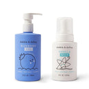 Dabble & Dollop Blueberry + Vanilla Body Wash & Shampoo – 3-in-1 Natural Bubble Bath for Kids, Made in USA, No Parabens or Sulfates, Vegan, Gluten-Free, Tear-Free (2-Pack) by TinyTreasures Baby Boutique