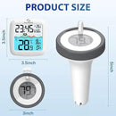Nuovoware Digital Floating Pool Thermometer, Wireless Pool Thermometer with Easy Read Screen Display, Remote Water Thermometer IPX8 Waterproof for Swimming Pool, Fish Tank, Hot Tub by GreenHaven Gardens