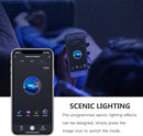 Star Projector, Galaxy Projector for Bedroom, Smart APP & Voice Control Galaxy lamp, Compatible with Alexa & Google Home, for Kids Adults Bedroom,Room Decor,Game Room,Party (Black Round) by TinyTreasures Baby Boutique