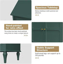 ARTPOWER 67'' Mid-Century Modern TV Stand with Storage Drawer and Doors, Long TV Stand with Adjustable Shelves for 75 Inch TV for Living Room, Bedroom, Green by CozyNest Decor