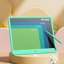 LCD Writing Tablet for Kids, 15 Inch Large Screen Doodle Board Drawing Writing Tablet Board, Educational Toddler Toys Birthday Gift School Office Notes for 3-12+ Year Old Girls Boys, Green by TinyTreasures Baby Boutique