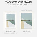 Homeforia White Picture Frames 4x6, High End Oak 4x6 Wooden Frame with Mat 3x5 Art, 4 x 6 White Wood Frames Matted to 3 x 5 inch Photo, 6by4 Wall or Tabletop Frame, Tempered Glass, Wall Kit, Set of 1 by CozyNest Decor