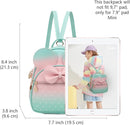 KL928 Girls Bowknot Polka Dot Cute Mini Backpack Small Daypacks Convertible Shoulder Bag Purse for Women by TinyTreasures Baby Boutique