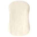 Hooyax Muslin Baby Lounger Cover 1 Pack, 100% Cotton Soft & Breathable Infant Lounger Covers Only for Newborn (Cream) by TinyTreasures Baby Boutique