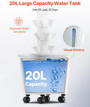 VEVOR Hydroponic Growing System, 30 Pods Vertical 6 Tiers Hydroponic Tower, Home Hydronic Garden with Water Pump & Timer, Water Circulation Plants Germination Kit for Indoor Herbs Fruits & Vegetables by GreenHaven Gardens