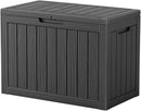 Vixzen 45 Gallon Resin Deck Box, Lockable Outdoor Storage Box for Patio Cushions Storage Furniture,Garden Tools, Pool Supplies, Weatherproof and UV Resistant by CozyNest Decor