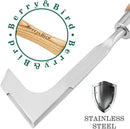 Berry&Bird Crack Weeder, Crevice Weeding Tool, 11.2" Stainless Steel Manual Weeder, L-Shaped Side-Walk Puller Spatula, Grass Cutter Knife, Weeding Sickle for Garden Lawn Yard Patio Terrace Paving Moss by GreenHaven Gardens