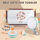 Toddlers Musical Instruments-Baby Montessori Wooden Musical Toys for Toddlers 1-3 Year Old,Kids Percussion Instruments Toy for Preschool Kids,Christmas Birthday Gift for Baby Boys Girls by TinyTreasures Baby Boutique