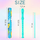 Descant Soprano Recorder Music Recorder Instrument for Kids Flute Kids Recorder with Cleaning Rod + Case Bag… by TinyTreasures Baby Boutique
