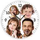 Generic Custom Wall Clock Personalized Clocks with Photo Text Logo Customize Gifts for Kitchen Bathroom Home Family Friends Gifts, 10inch-25cm by TinyTreasures Baby Boutique