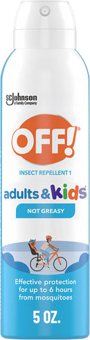 OFF! Insect Repellent Aerosol for Adults & Kids, Fragrance-Free Bug Spray for Everyday Protection from Mosquitoes and Ticks, 5 oz by TinyTreasures Baby Boutique