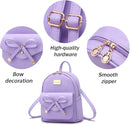 I IHAYNER Girls Bowknot Cute Leather Backpack Mini Backpack Purse for Women by TinyTreasures Baby Boutique
