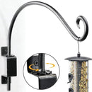 Swivel Bird Feeder Hanger Hook: Swivel Hanging Plant Bracket Outdoor - Wall Mount Swivel Hanging Hook for Bird Feeder 12-Inch by GreenHaven Gardens